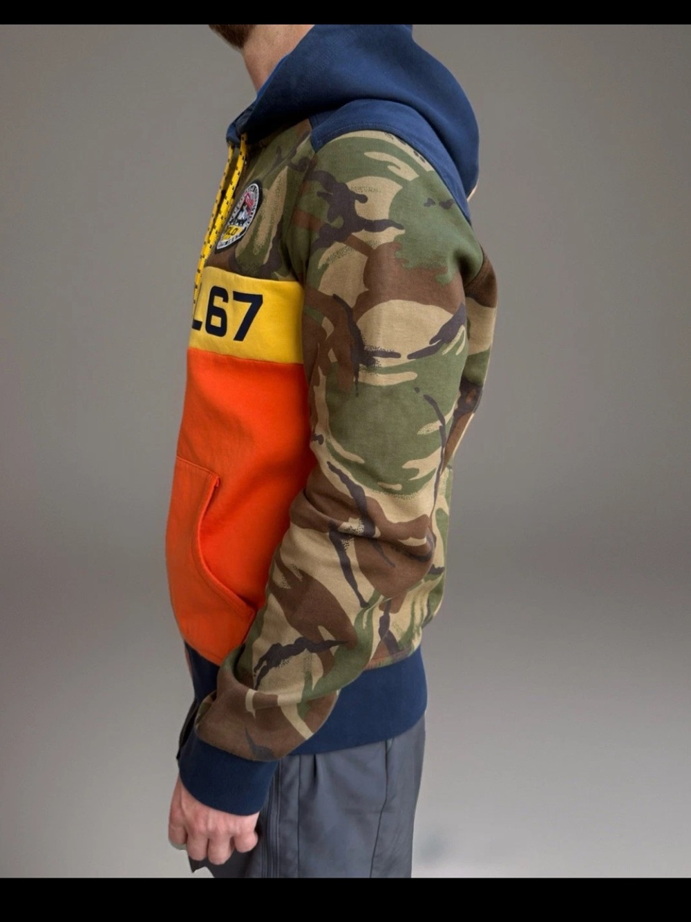 RL67 Ralph Lauren POLO COUNTRY Terrain HOODIE Mens XXL TTG Jacket CAMO Zipper EX - Picture 9 of 11